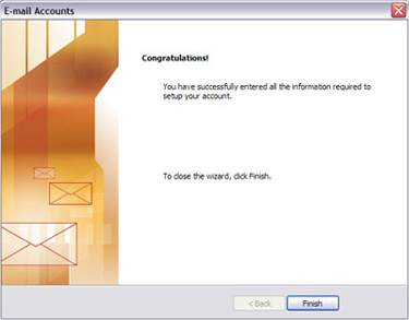 Microsoft Outlook 2003 Email Setup Step 5