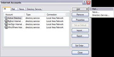 Outlook Express Email Setup Step 3