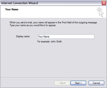 Outlook Express Email Setup Step 4