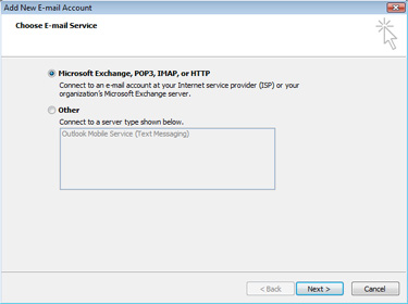 Microsoft Outlook 2007 Email Setup Step 3